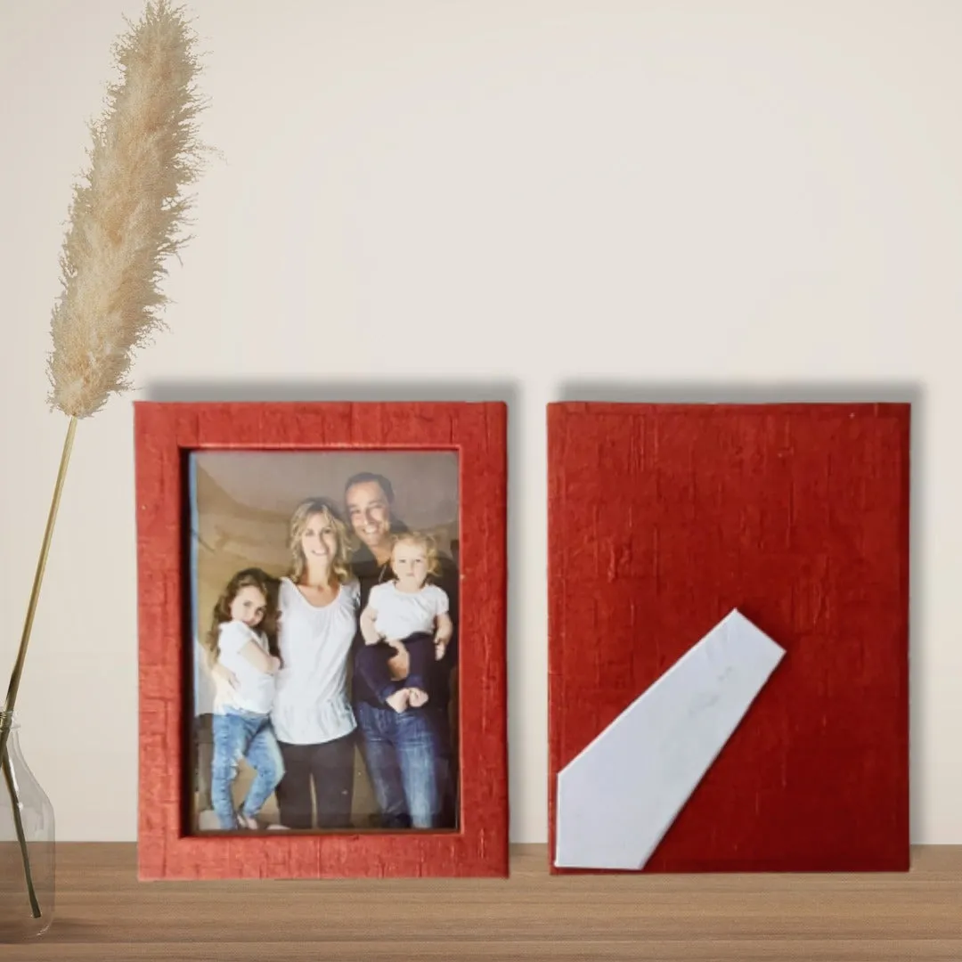 Photo Frame Hand Made Paper  Eco friendly 5x7inch colours May vary No Glass (10Pcs)