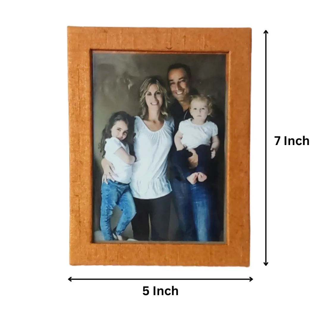 Photo Frame Hand Made Paper  Eco friendly 5x7inch colours May vary No Glass (10Pcs)