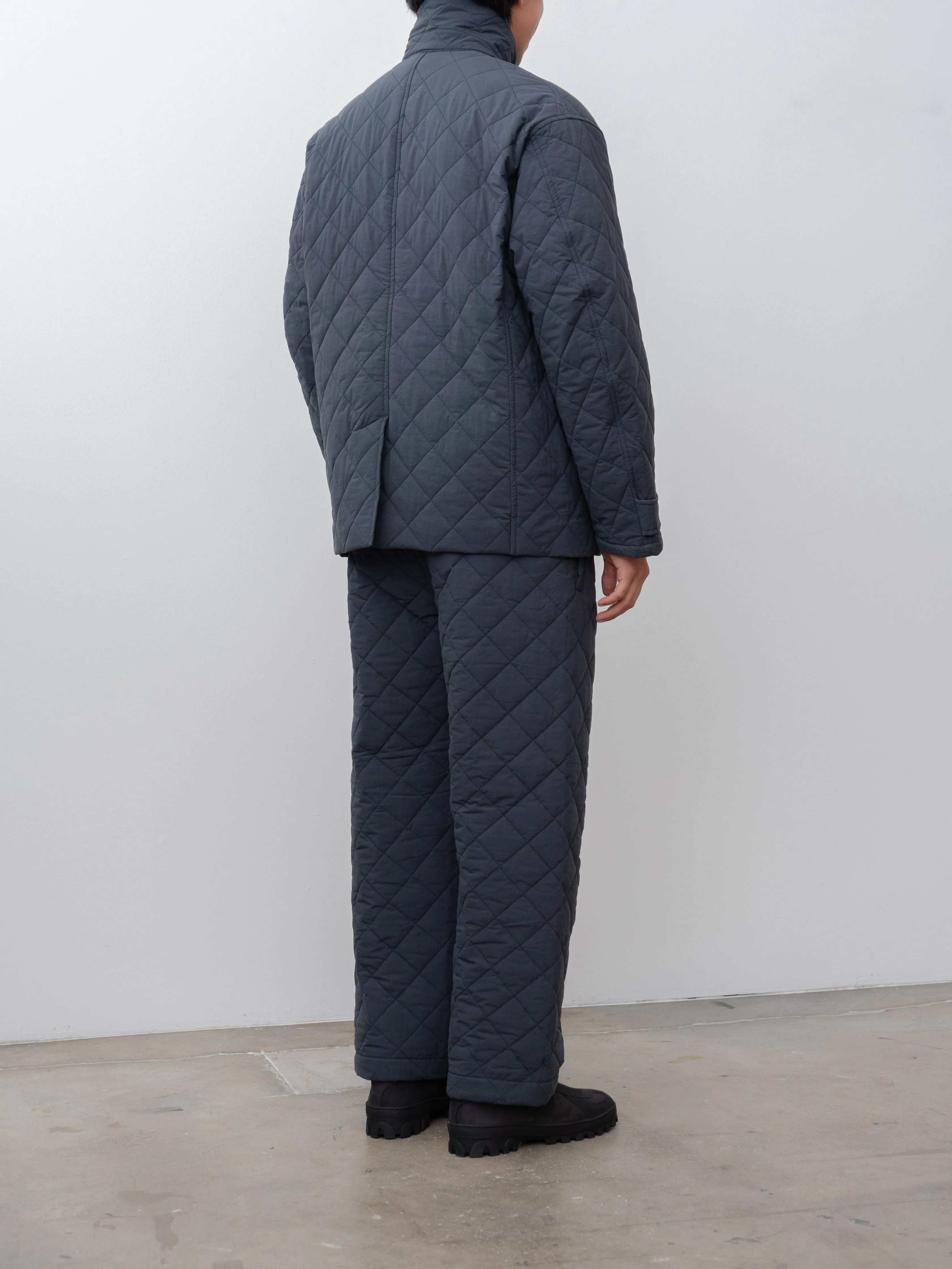 Quilting Work Jacket - Navy