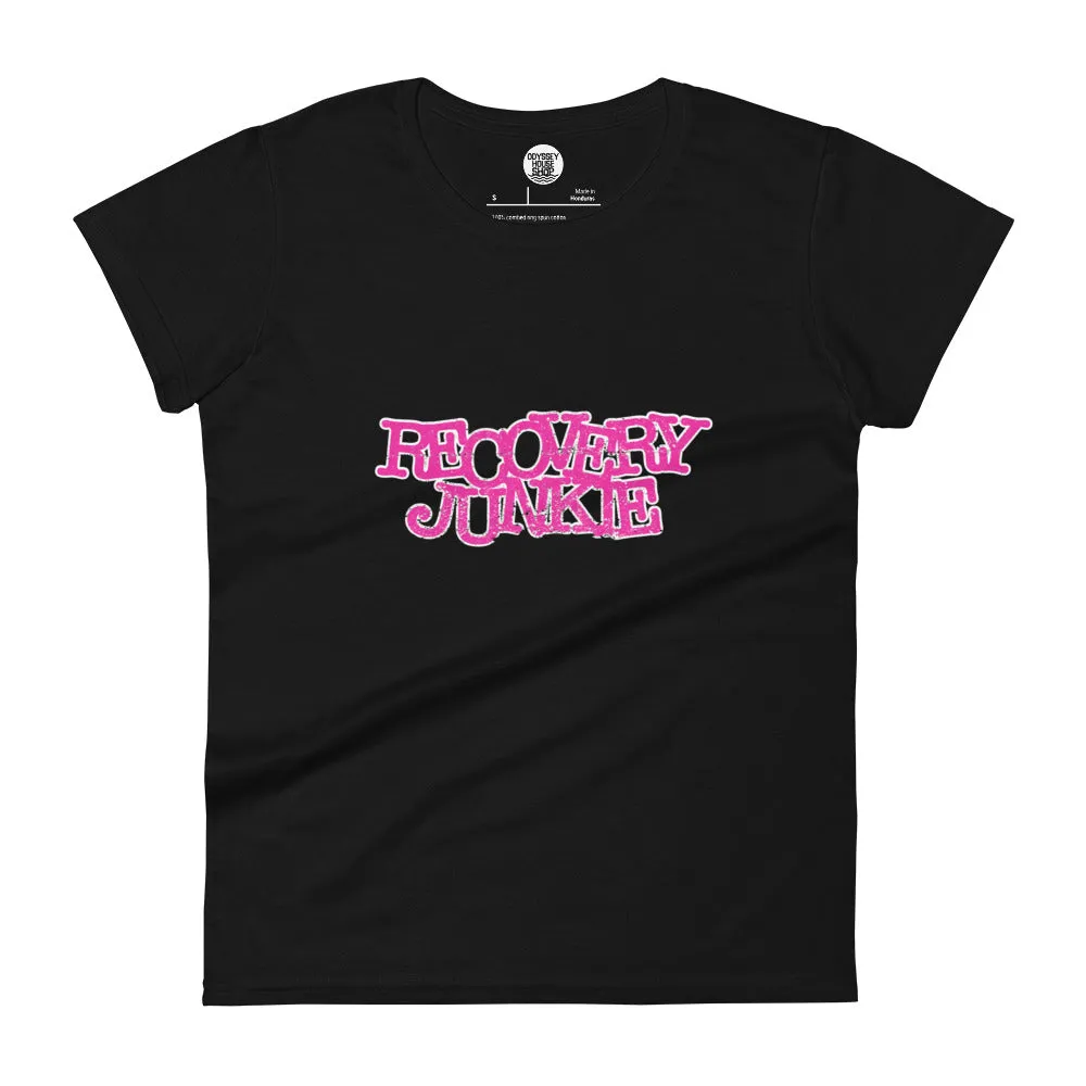 Recovery Junkie NoFX Parody - Women's short sleeve t-shirt