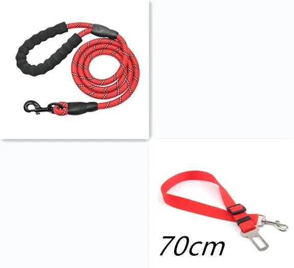 Reflective Nylon Large Pet Training Leash