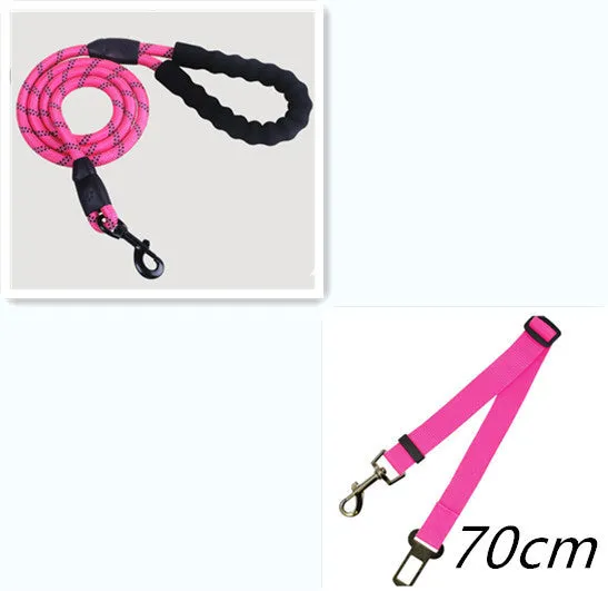 Reflective Nylon Large Pet Training Leash