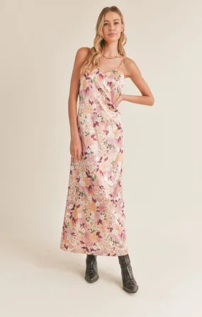 Sadie & Sage Rustic Cabin Slip Midi Dress