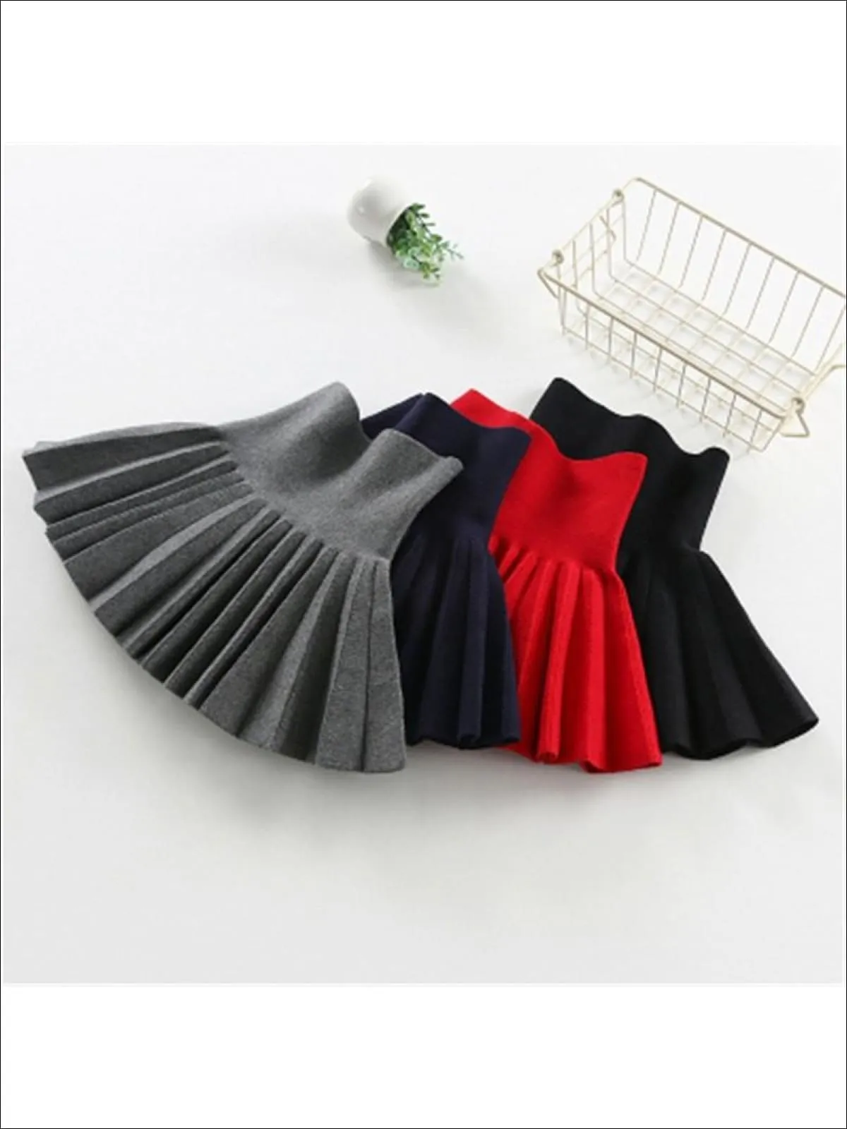 Sailor Scout Navy Pleated Skirt