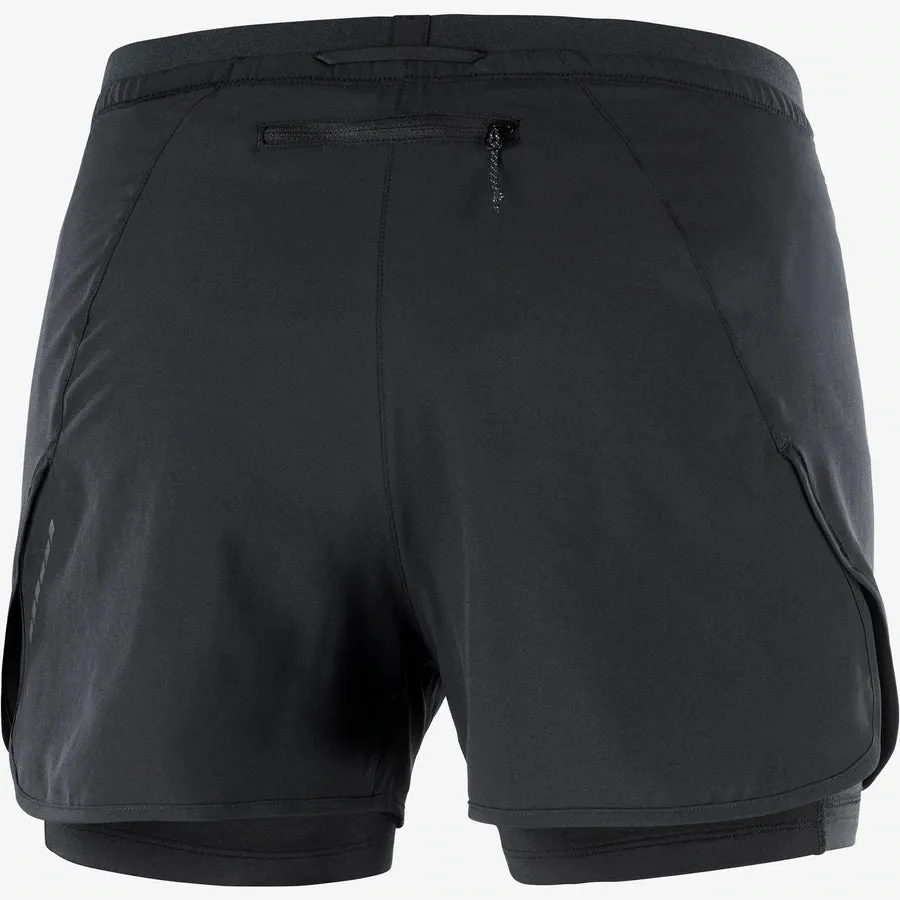 Salomon Womens Cross 2in1 Short - Black