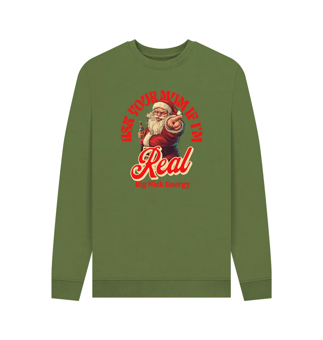 Santa Real Christmas Jumper