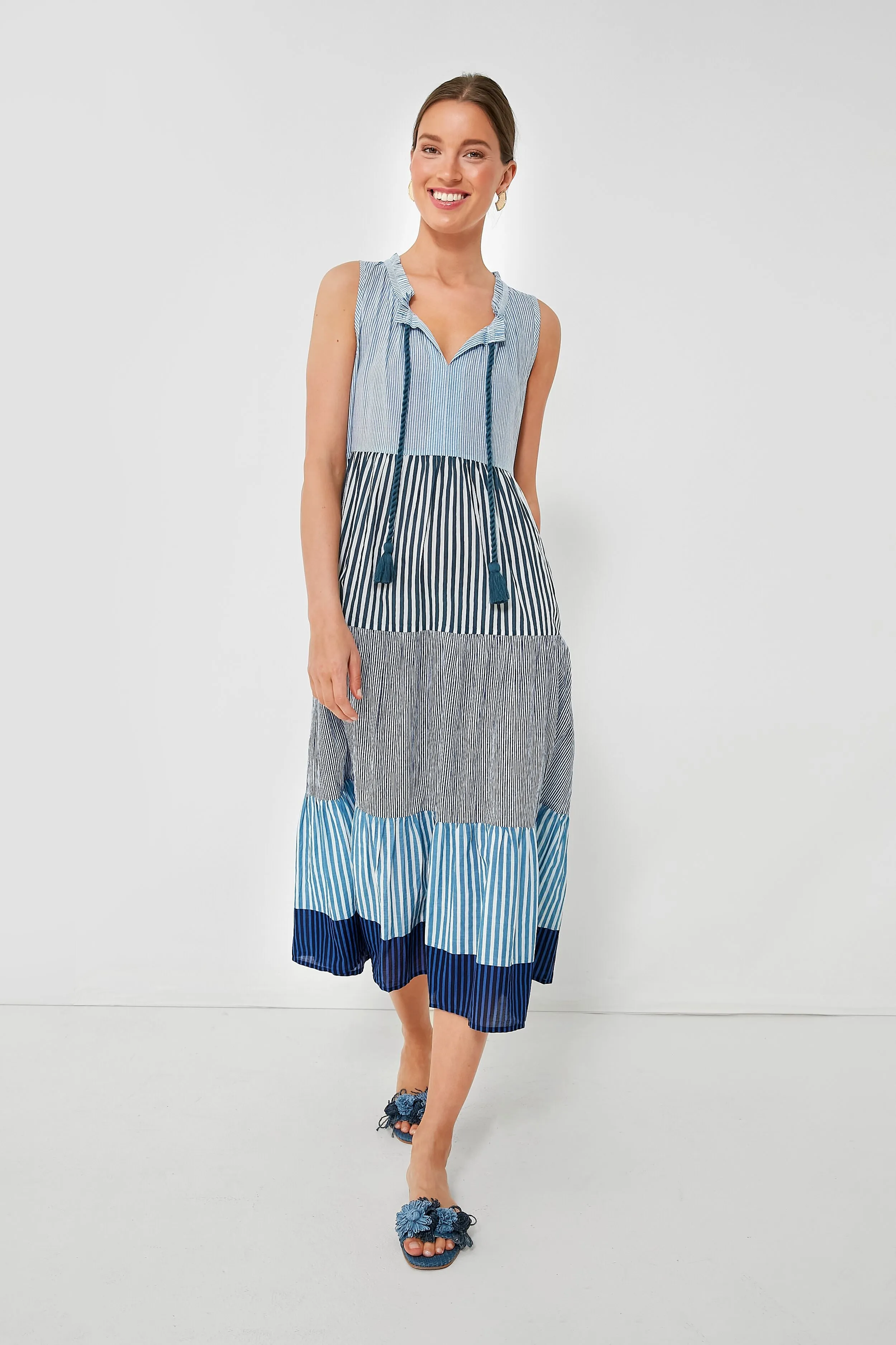 Seaside Stripe Salty Paloma Caftan