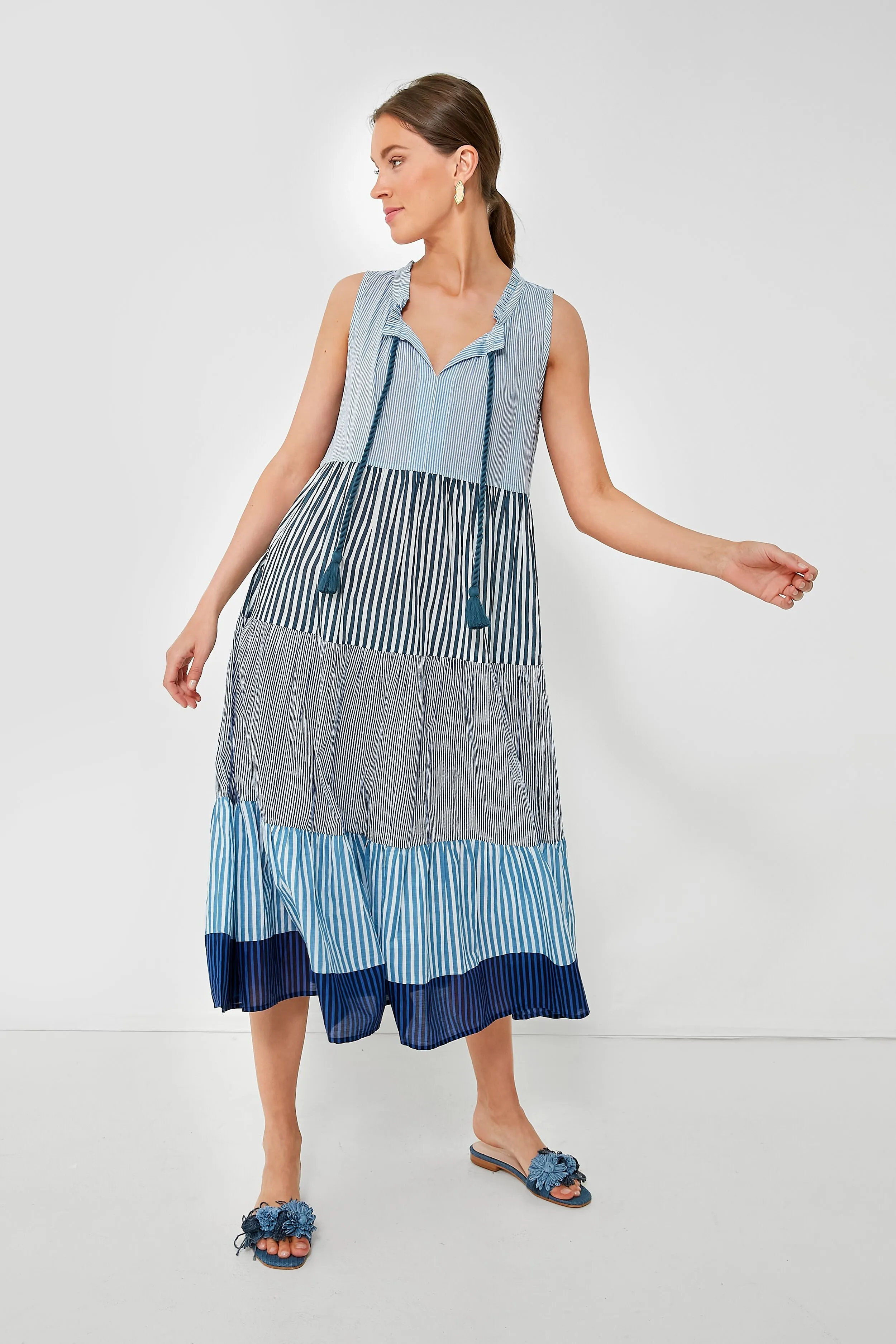 Seaside Stripe Salty Paloma Caftan