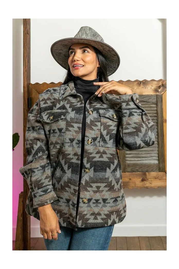 Shaded Women's Shacket