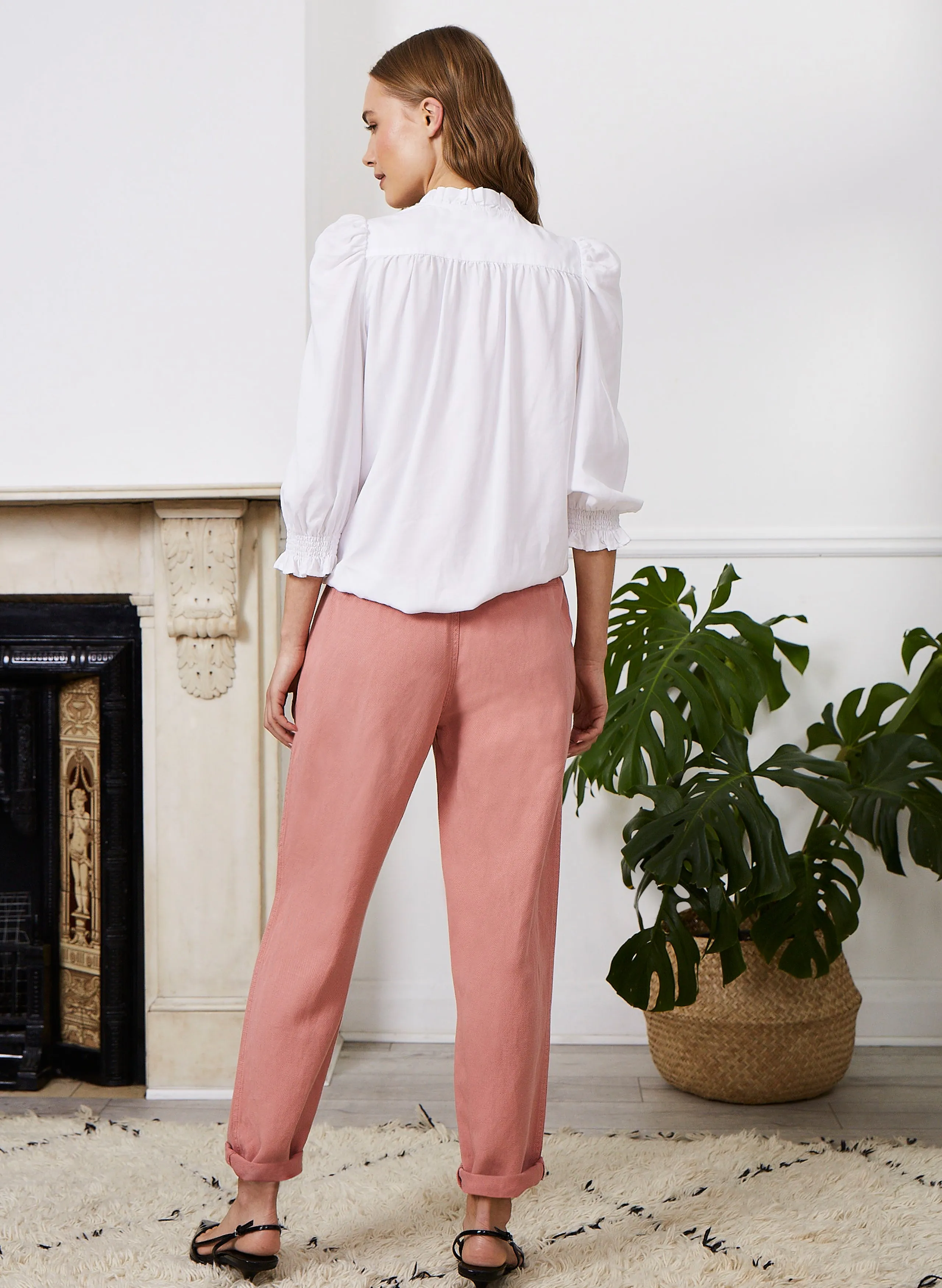 Shailene Pleated Chino with Tencel™