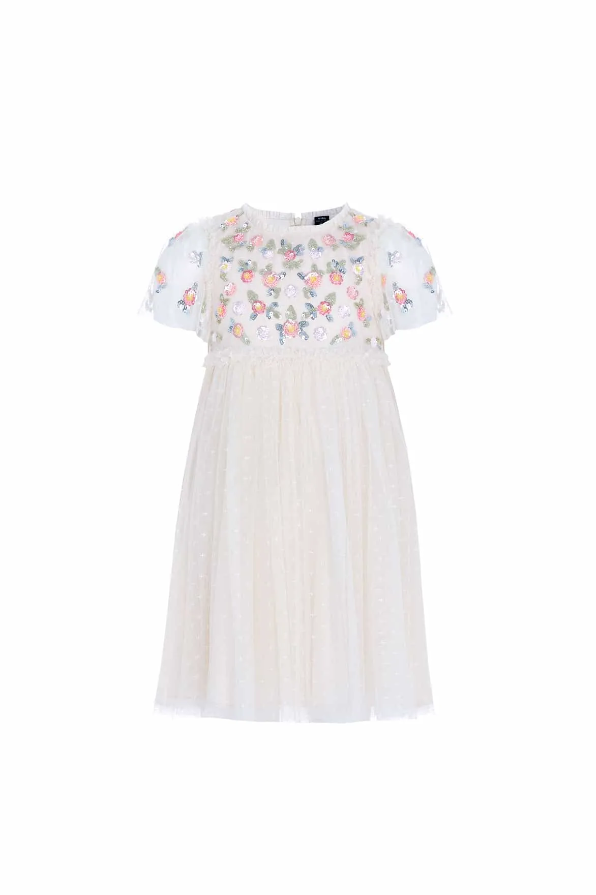 Shimmer Ditsy Bodice Kids Dress