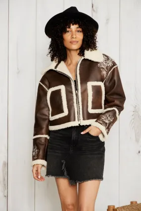 Silas Shearling Jacket - Etched