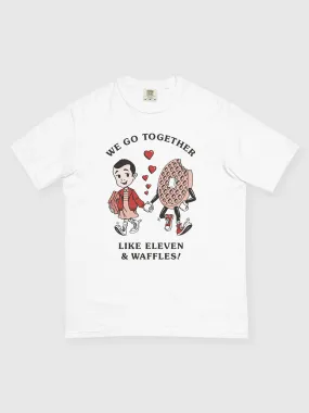 Stranger Things x Trevor Girard We Go Together Heavyweight T-Shirt [White]