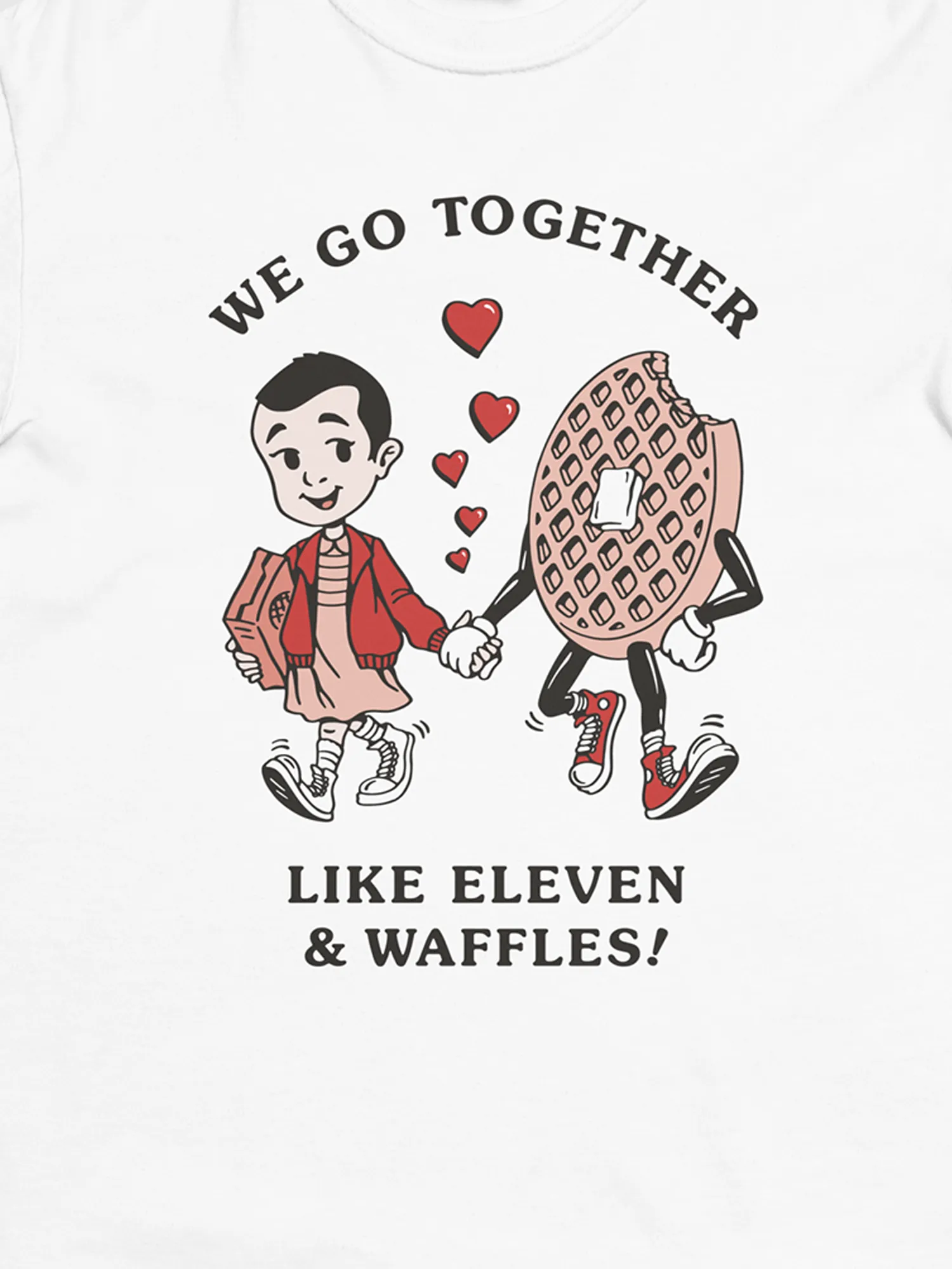 Stranger Things x Trevor Girard We Go Together Heavyweight T-Shirt [White]