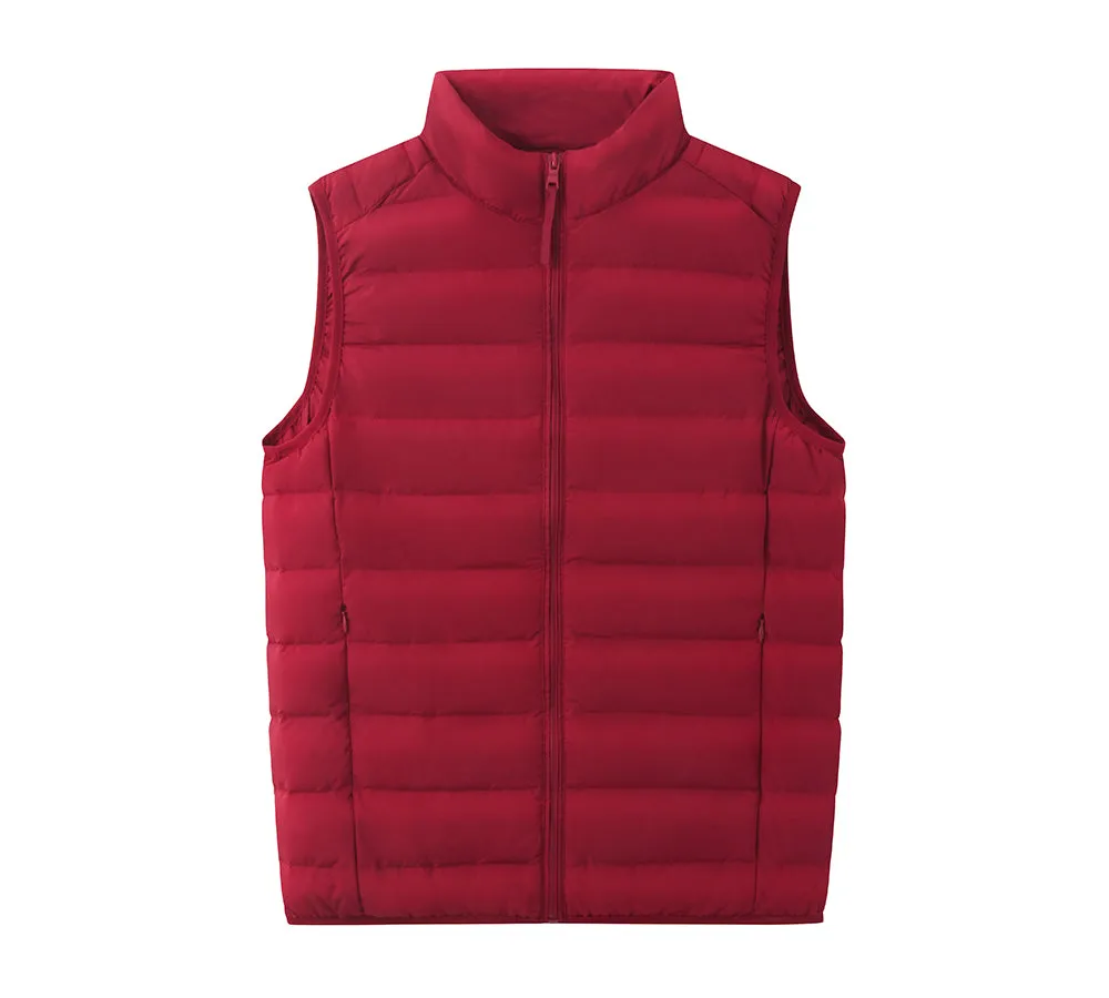 TARRAMARRA® Men Ultra-Light White Duck Down Vest Bowen