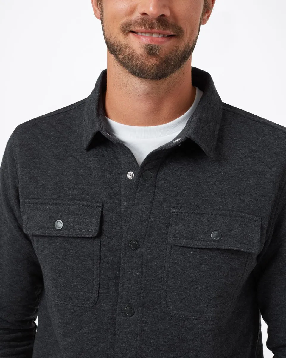 Tentree Colville Quilted LS Shacket - Men's