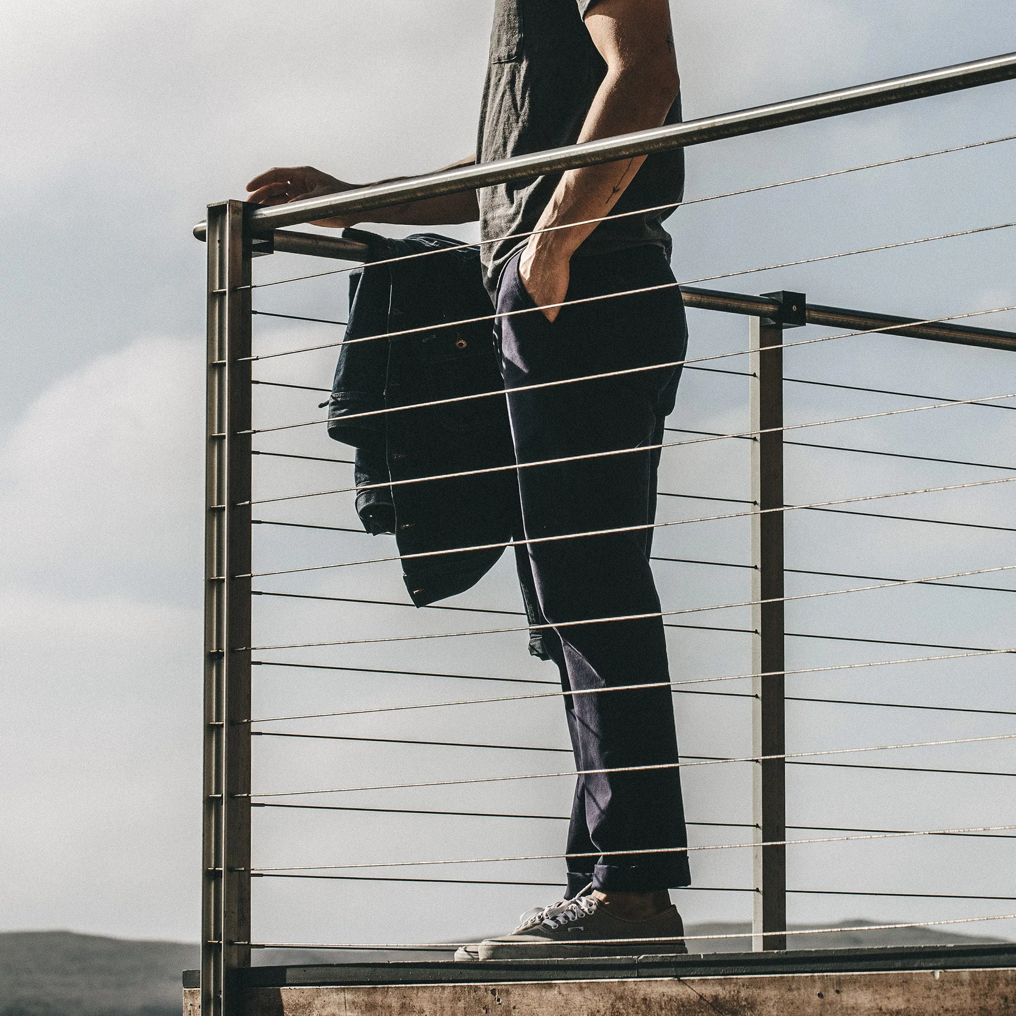 The Slim Chino in Organic Navy