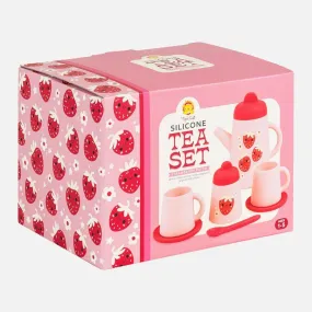 Tiger Tribe Silicone Tea Set Strawberry Patch