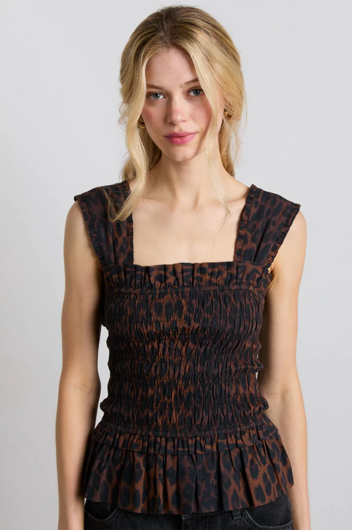 Tish Cami Dark Leopard