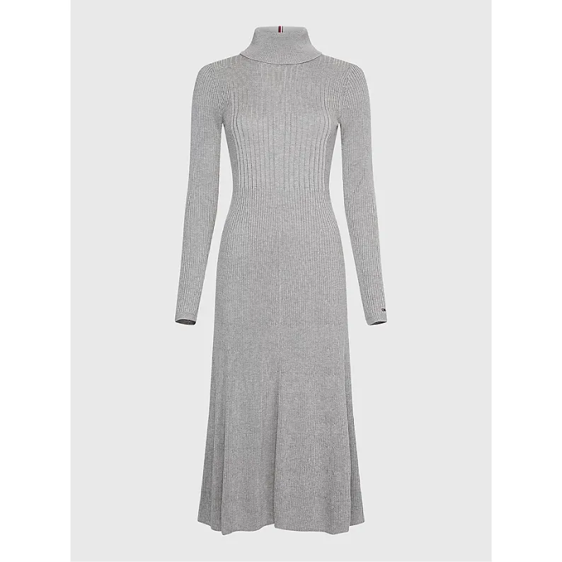 Tommy Hilfiger ROLL NECK SLIM FIT JUMPER DRESS