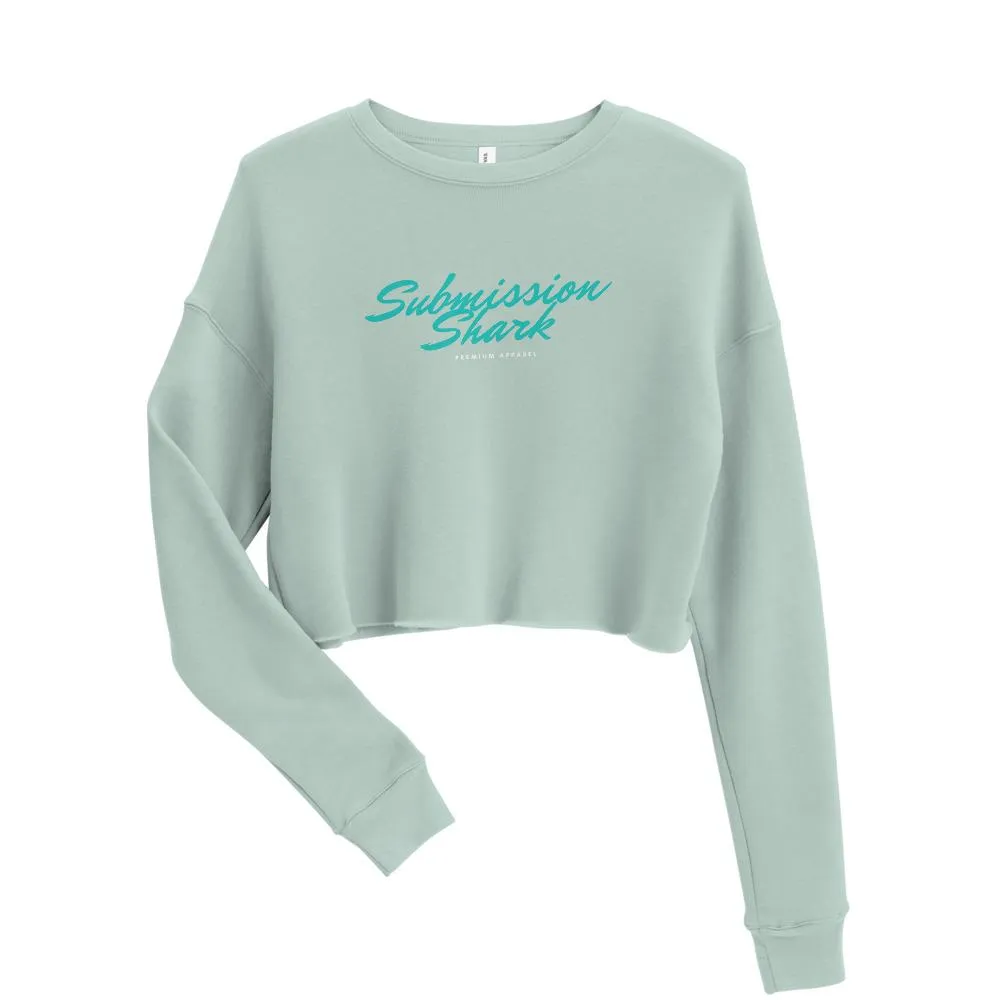 Turquoise Vibe ~ Crop Sweatshirt