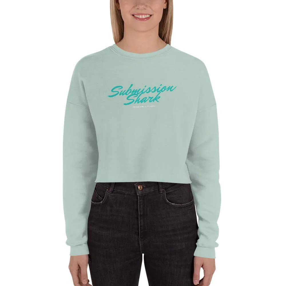 Turquoise Vibe ~ Crop Sweatshirt