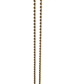 V I N T A G E // classic ball bead / 14k UnoAErre ball bead chain necklace / ~18"