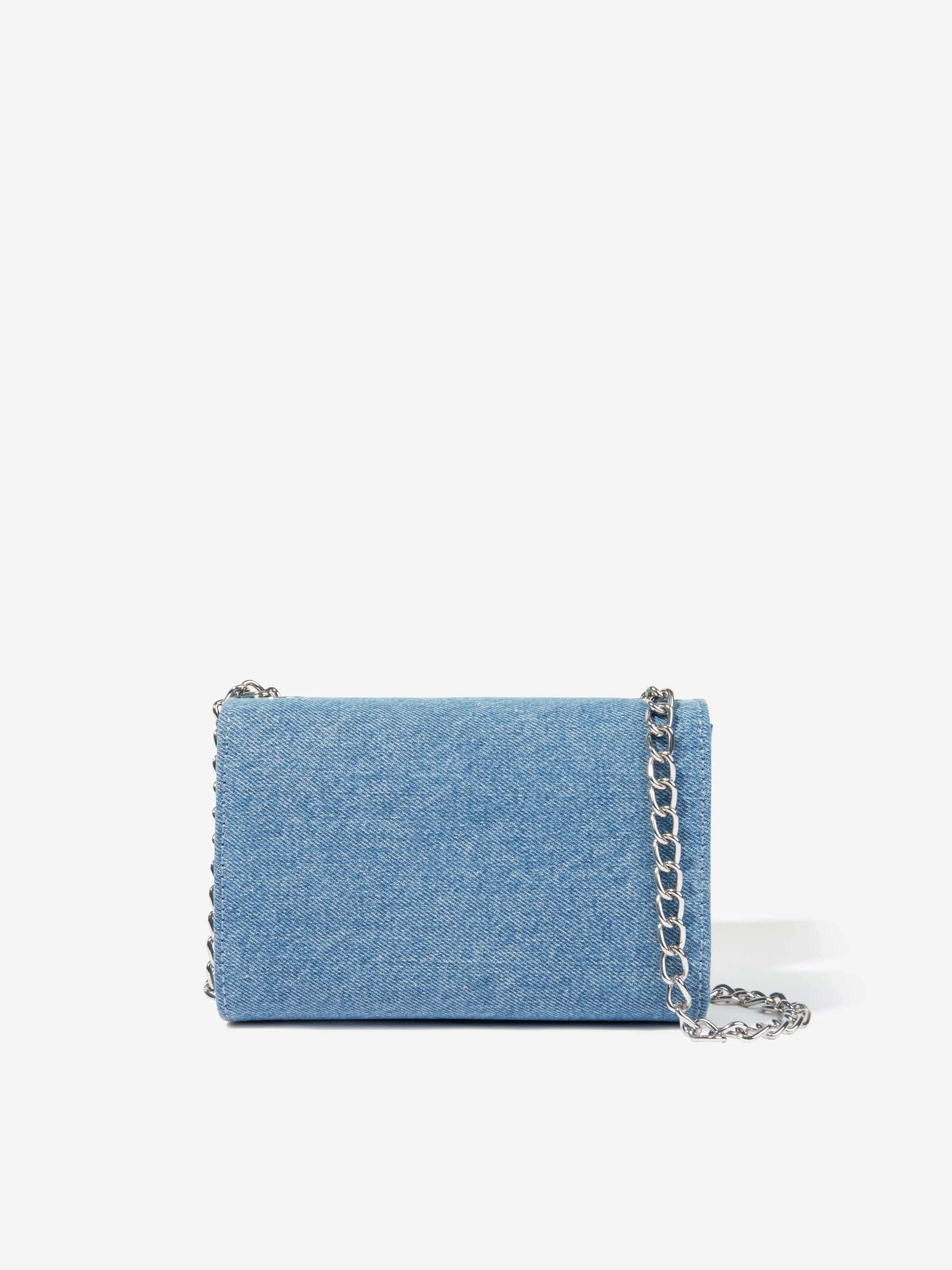 Valentino Girls Divina Crossbody Bag in Blue (11.5cm)