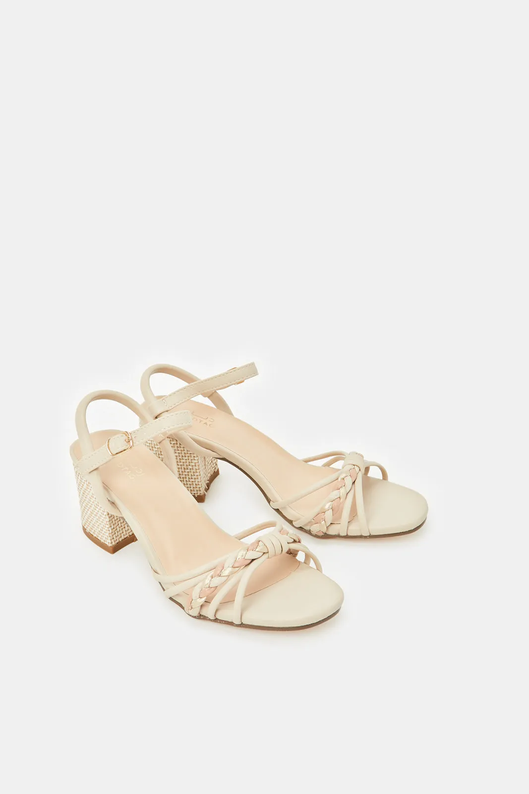 Women Beige Strappy Sandal