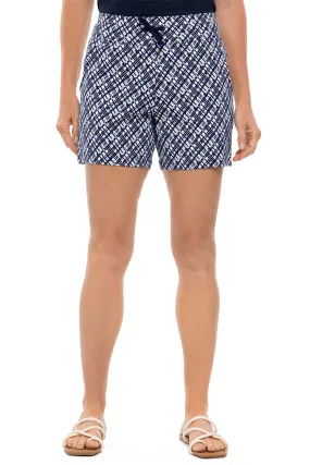 Women's Aventura Knit Short  |  Navy Gulf Stream Stripe