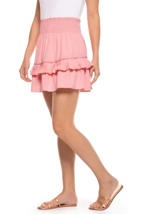 Women's Charlotte Bay Ruffle Skirt  |  Peachy Pink