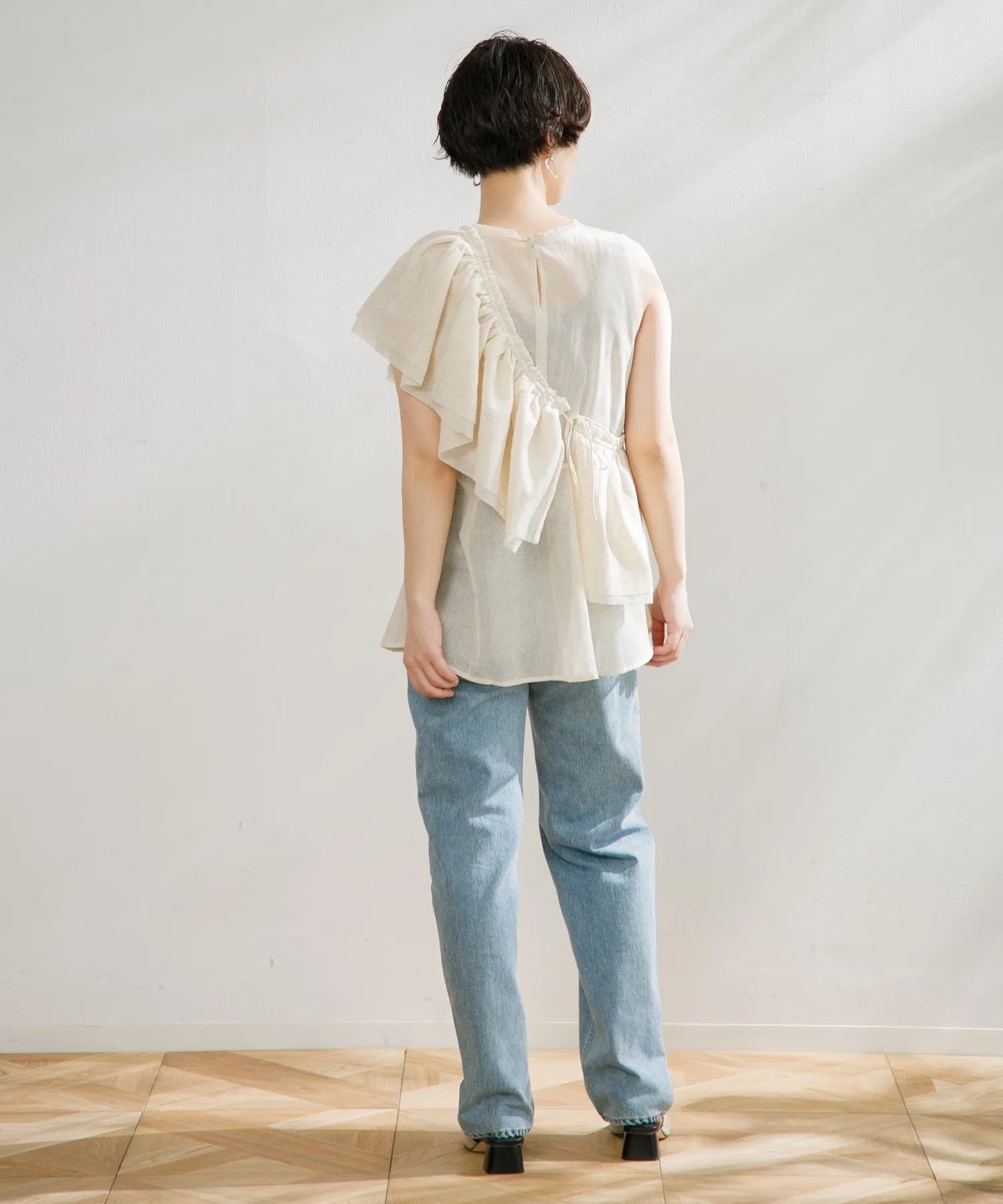 【WOMEN】YANUK ボーイズストレート LEA  TVS Trick Denim