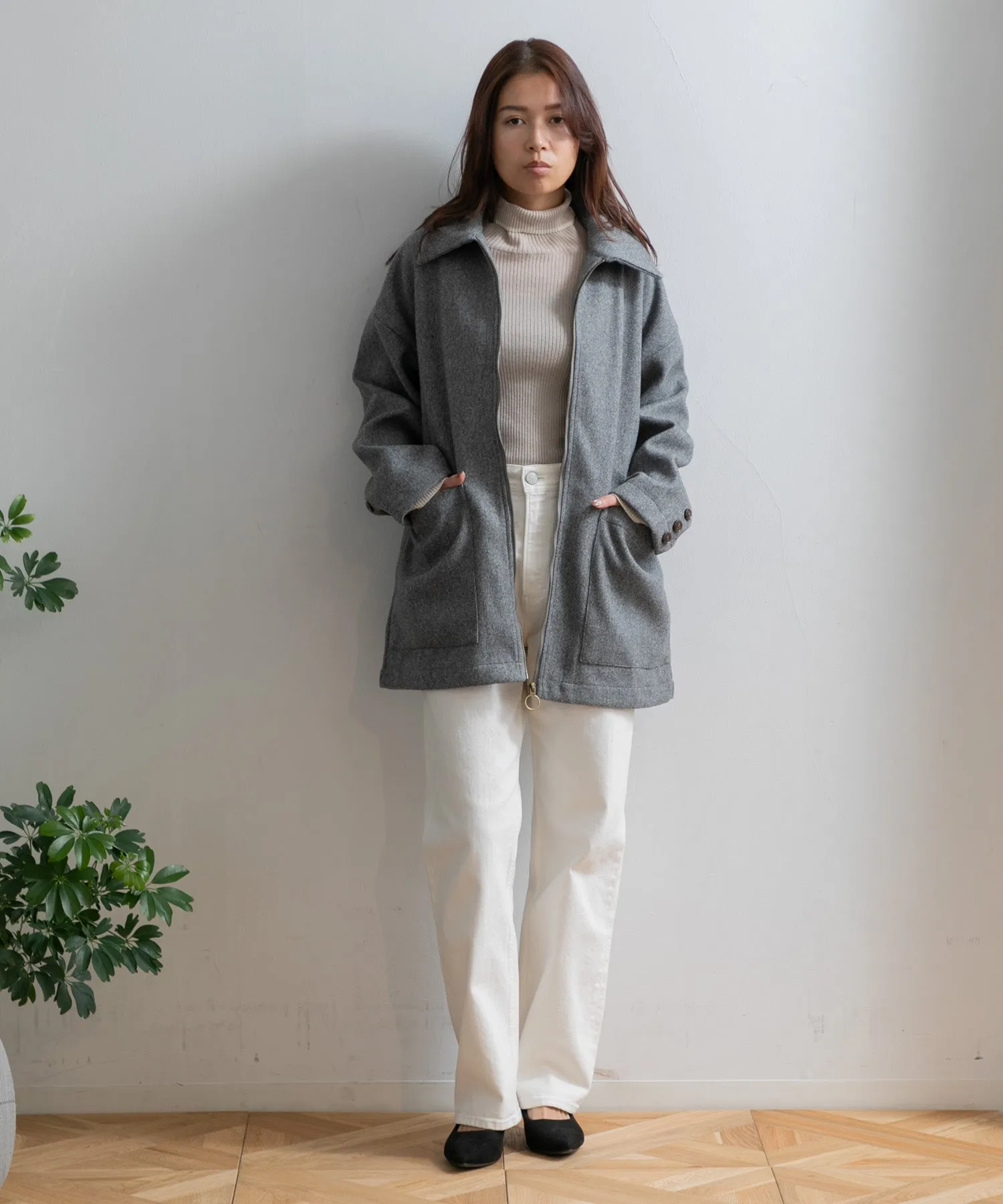 【WOMEN】YANUK ボーイズストレート LEA  WHS Spill Proof