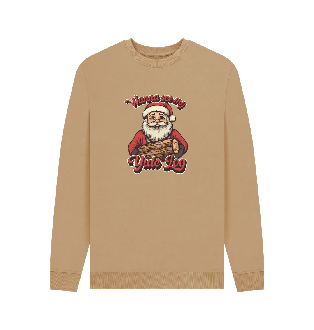 Yule Log Christmas Jumper