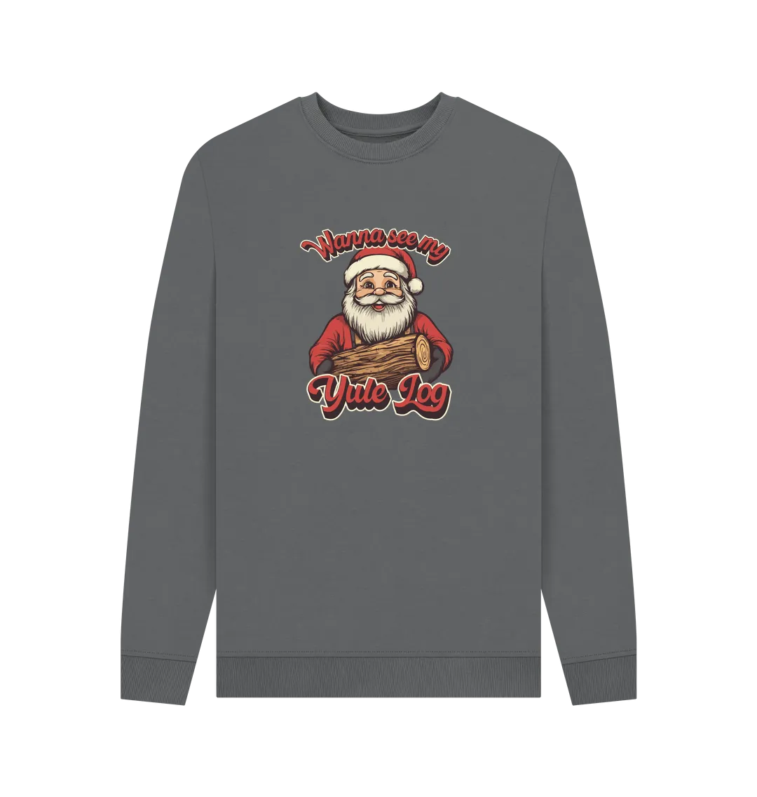 Yule Log Christmas Jumper