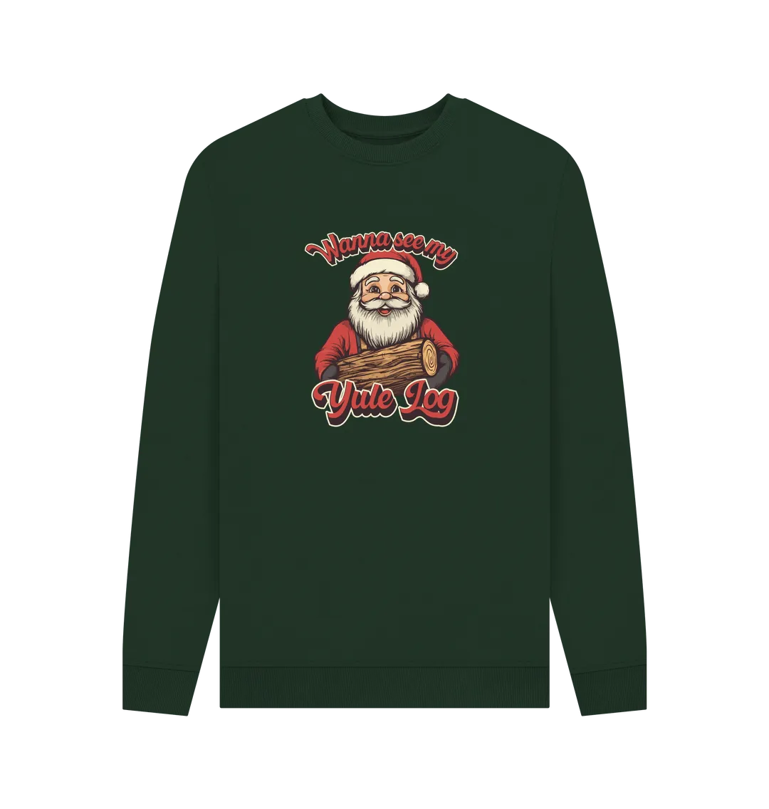 Yule Log Christmas Jumper