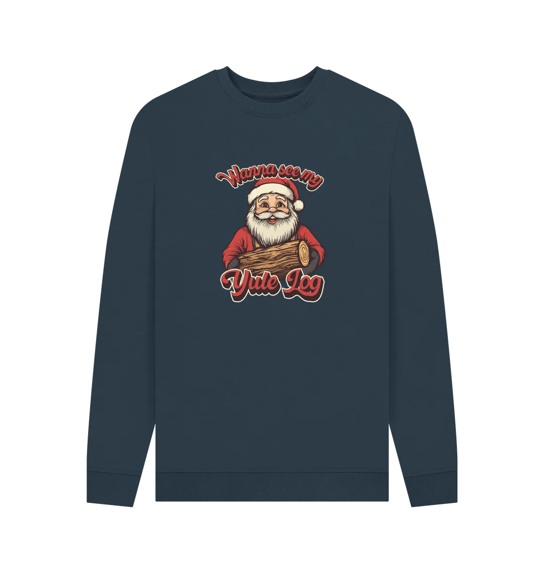 Yule Log Christmas Jumper