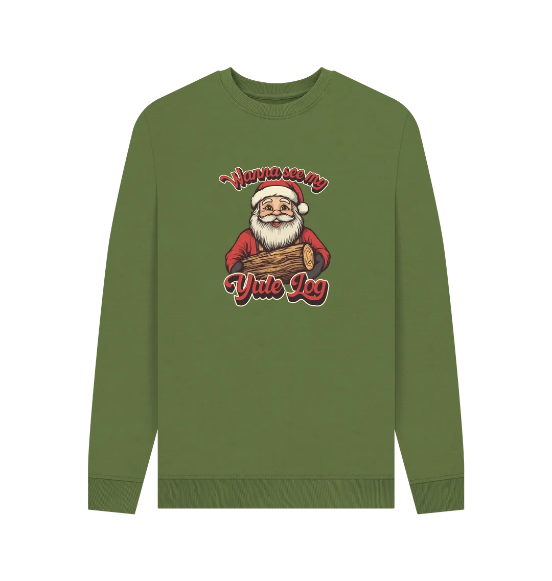 Yule Log Christmas Jumper