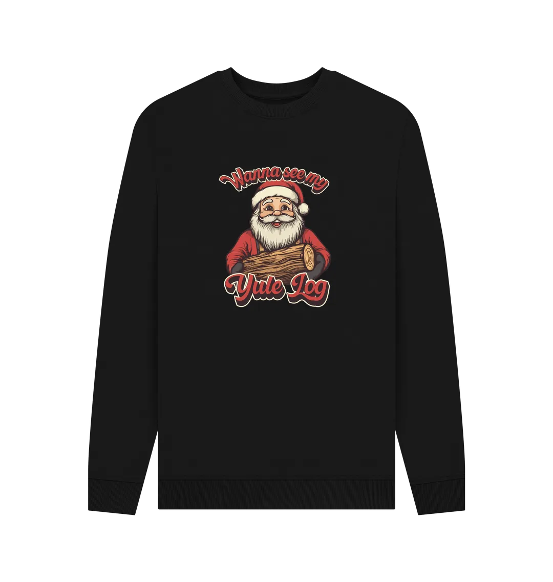 Yule Log Christmas Jumper