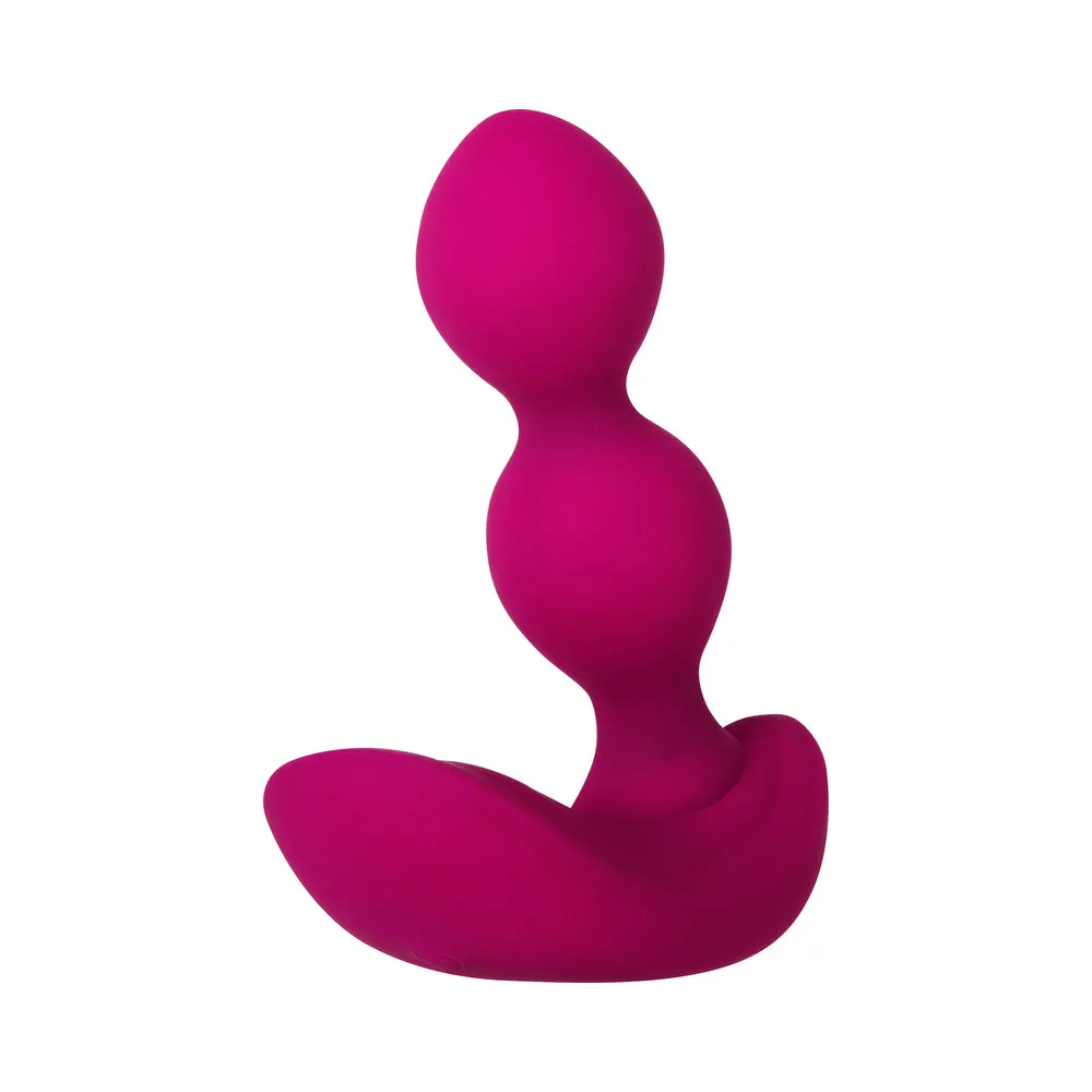 Zero Tolerance Bubble Butt Inflatable Vibrating Beaded Anal Plug Pink