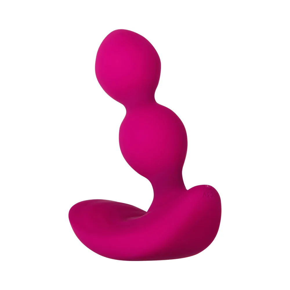 Zero Tolerance Bubble Butt Inflatable Vibrating Beaded Anal Plug Pink