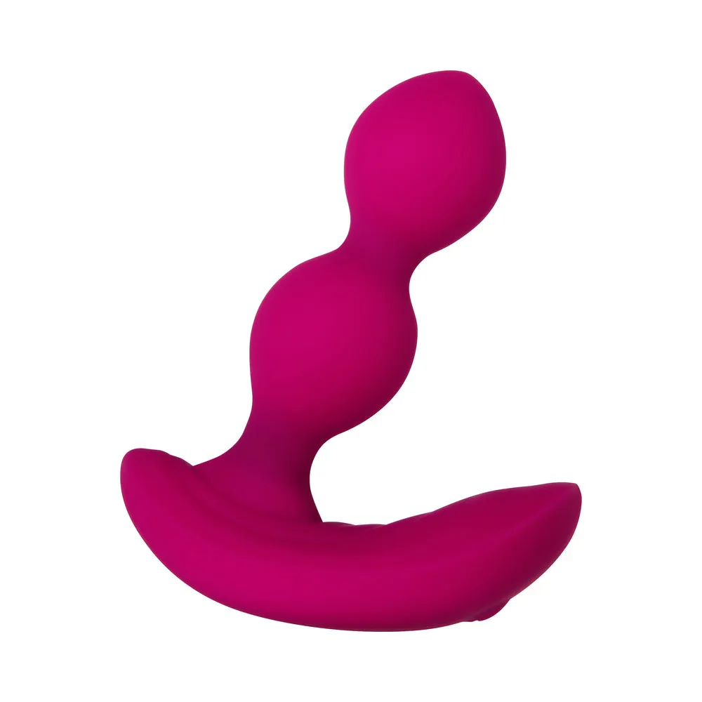 Zero Tolerance Bubble Butt Inflatable Vibrating Beaded Anal Plug Pink